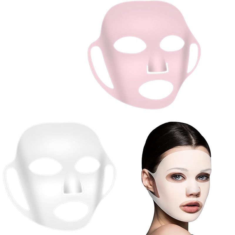 ZIBUYU® 2 Sheets Silicone Face Mask Cover