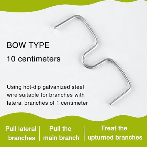 HASTHIP® Plant Branch Benders Fruit Tree Spreader Support Puller Tying Machine Farm Tools New Plum Open Angle Stereotyped Bending Tool 2 PCS