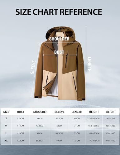 Venzina® Women's Fashion Water-Repellent Jacket, Lightweight Breathable Windbreaker with Reflective Design for Outdoor Hiking and Daily Commute, Purple-M