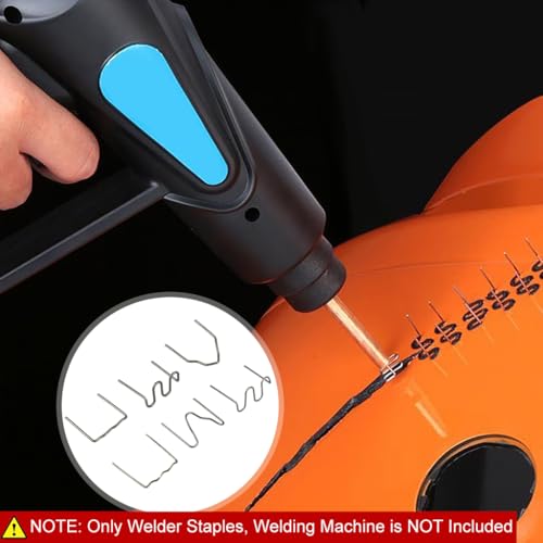 Serplex® 600PCS Plastic Hot Stapling Welder Staples Welding 6 Types Staple Bumper Wire for Repair Car Crack Only Included