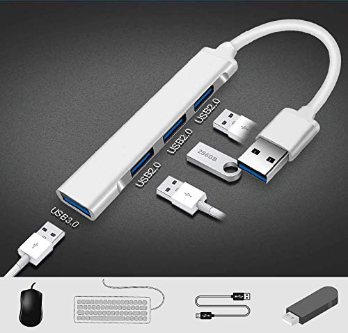 ZORBES USB C Hub for MacBook and Windows featuring 4 Ports with 5Gbps Transfer | Space Grey