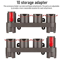 HASTHIP® Wall Mounted Holder Organzier for Dyson V7/V8/V10/V11/V12/V15 Vacuum Cleaner Attachment - All-in-One Accessories Mount Holder Set