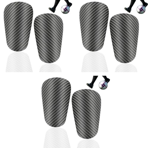 Proberos® Mini Football Shin Pads for Kid, Master Edition Shinguards Games Matches, Training, Basketball, Baseball, Cycling, Light Weight & Breathable Guard (M) 3 PCS