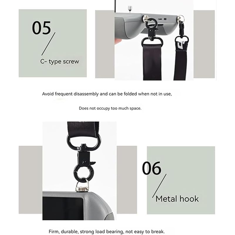 ZORBES Neck Strap Lanyard for DJI RC Controllers with Quick Release Clips & 30–55 in Adjustable Fit