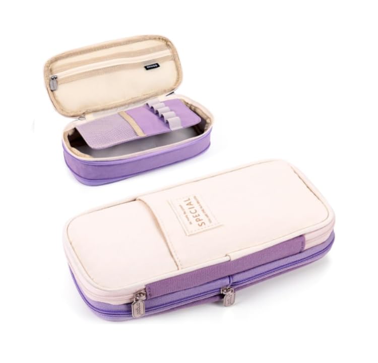 ZIBUYU® Expandable Pencil case with compartments