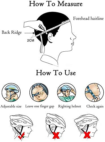 PROBEROS Bicycle Helmet for Cycling and Skating with PC & EPS Shell 225g | Adjustable Ventilated Black Design