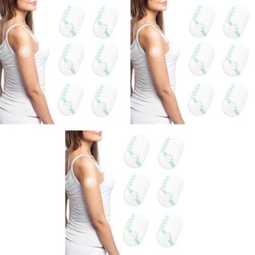 HANNEA® 30Pcs Freestyle Sensor Sticker Patch Self Adhesive Patches Fix Your Sensor On Arm Breatheable Waterproof Sensor Patches Transparent X 3
