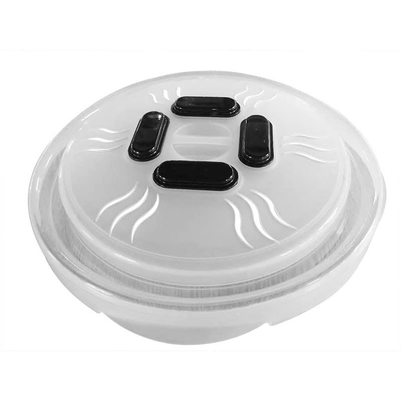 HASTHIP® Microwave Splatter Cover, Collapsible Microwave Cover for Food - Vented & Microwave Plate Cover, 10-inch, BPA-Free - Graphite