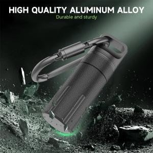 ZORBES Portable Pill Box for Travel and Outdoor Use with Waterproof Tight Seal 3.94 in | Aluminum Alloy 2PCS
