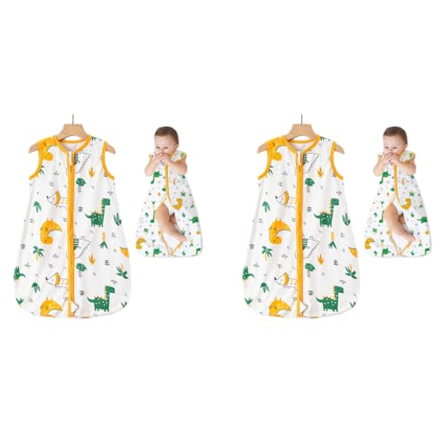 SNOWIE SOFT® Baby Swaddles for Newborns 100% Cotton Swaddle Wrap Arms Up Sleeping Blanket Zipping Bag Sleep Sacks Startle Reflex 0-6 Months 2 PCS