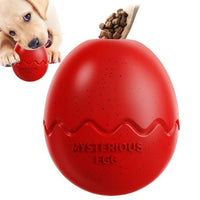 Qpets® Ball Toy Dog Toy Slow Feeding Toy Dog Chew Toy Licking Toy Durable Rubber Egg Toy for Dog TreatsToy for Small, Medium Dog Up to 16kg