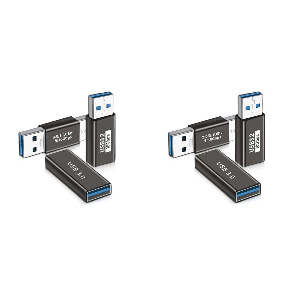 Verilux USB 3.0 Adapter Kit for Laptops and Consoles featuring Metal Shell | 5Gbps 2 PCS