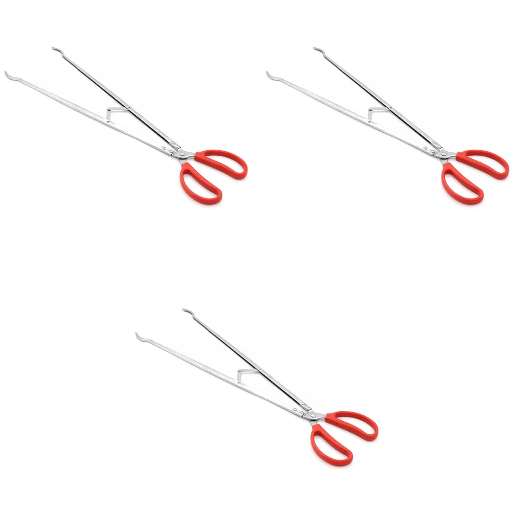 Supvox Grabber Reacher Tool for Trash Pickup with 62 cm Anti Slip Claw and Squeeze Grip Handle | 3 pcs Set