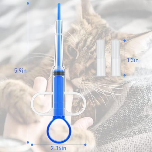 ZIBUYU® PAGOW 2 Pcs Pet Medicine Feeder