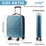 PALAY® Luggage Bags for Travel 55 cms Travel Bags for Luggage Trolley with Password Lock Hard Case Travel Luggage Design Expandable Travel Suitcase for Men