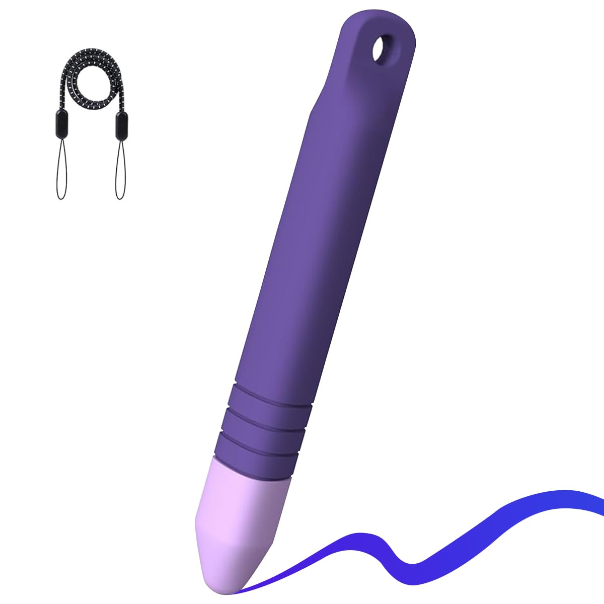ZORBES Kid Stylus Pens for Touch Screens with Lanyard Silicone Coatingg Tablet Stylus for Writing, Drawing, Kids Stylus Pens for iPad/iPhone/Tablets/Kindle and All Touch Screen Devices, 2Pcs