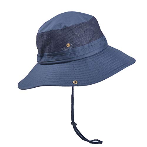 GUSTAVE Men's Synthetic Cap (GU01_Blue_Free Size)