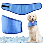 Qpets® Dog Cooling Bandana, Pet Ice Scarf Instant Cooling Collar for Dog Cat, Reusable Cooling Neck Wrap Breathable Scarf for Large Medium Small Pets Summer Accessories