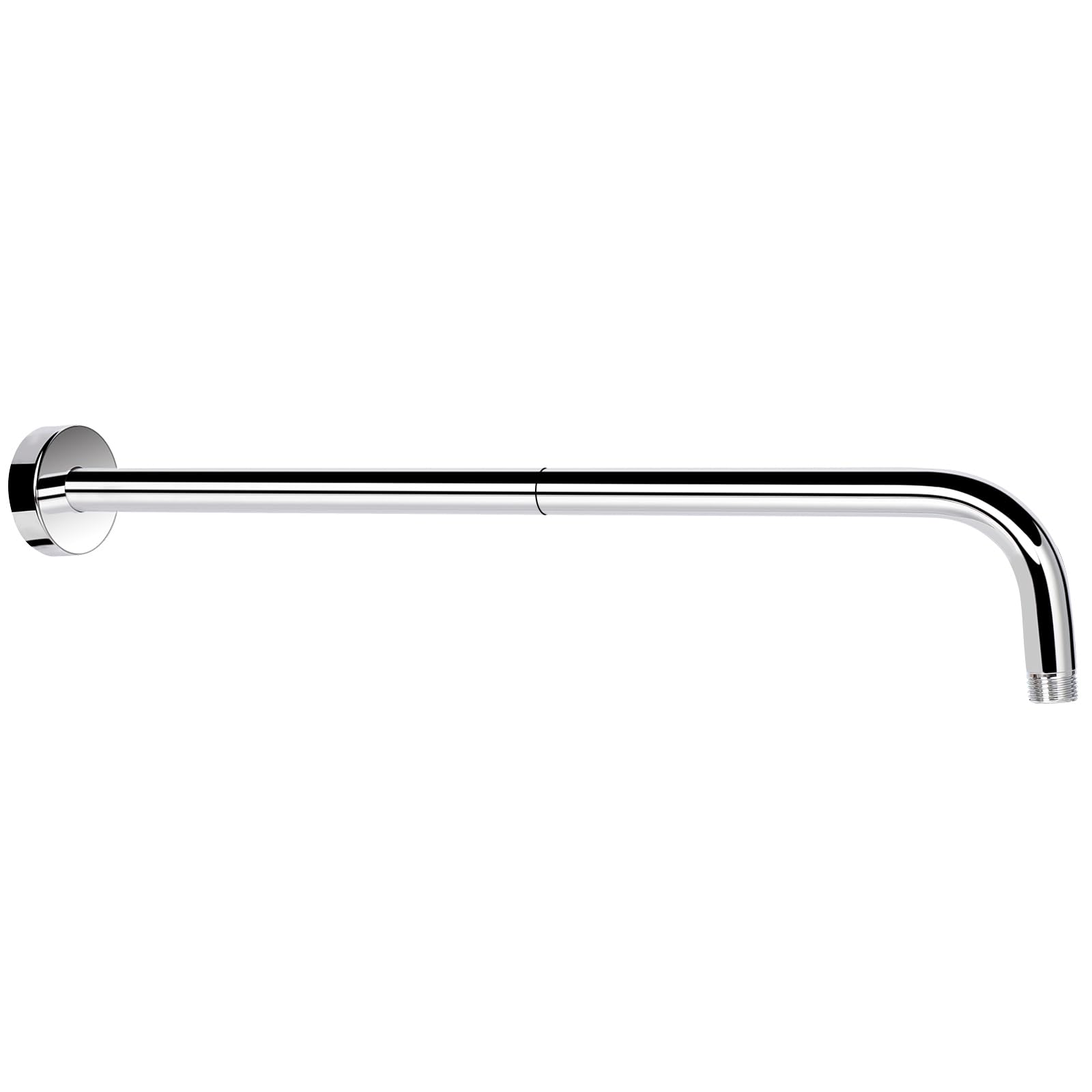 HASTHIP® Stainless Steel Shower Arm for Overhead Shower System Rainfall Shower System, 19.69 inch 1/2 NPT Threads Wall-Mounted Shower Arm, Modern High End Bathroom Hardware Accessory