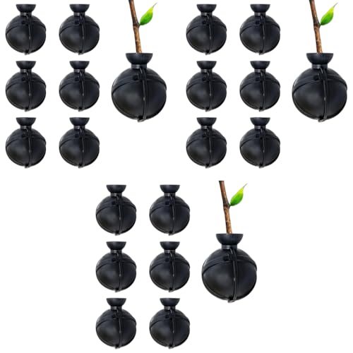 HASTHIP® 6-Pack Plant Rooting Ball Air Layering Propagation Reusable Pods for Cloning Garden Grafting Tools Indoor Outdoor Plants Growth Eco-Friendly Gardening Kit 3PCS