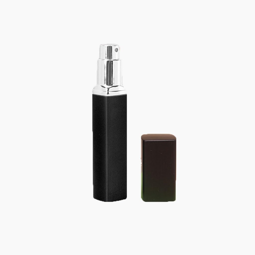 Zibuyu Travel Perfume Atomizer 12ml for Purse with Refillable Glass Spray and Metal Housing