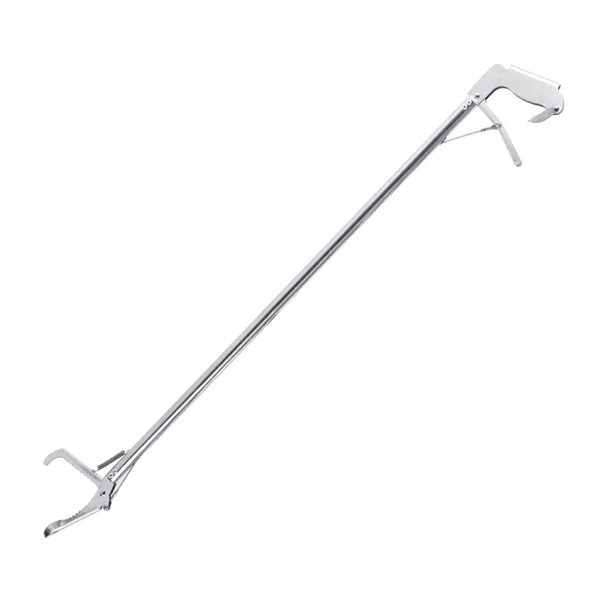 ELEPHANTBOAT Grabber Reacher Tool for Trash Pickup with Safety Lock & 1m Length | Stainless Steel Handle for Elderly