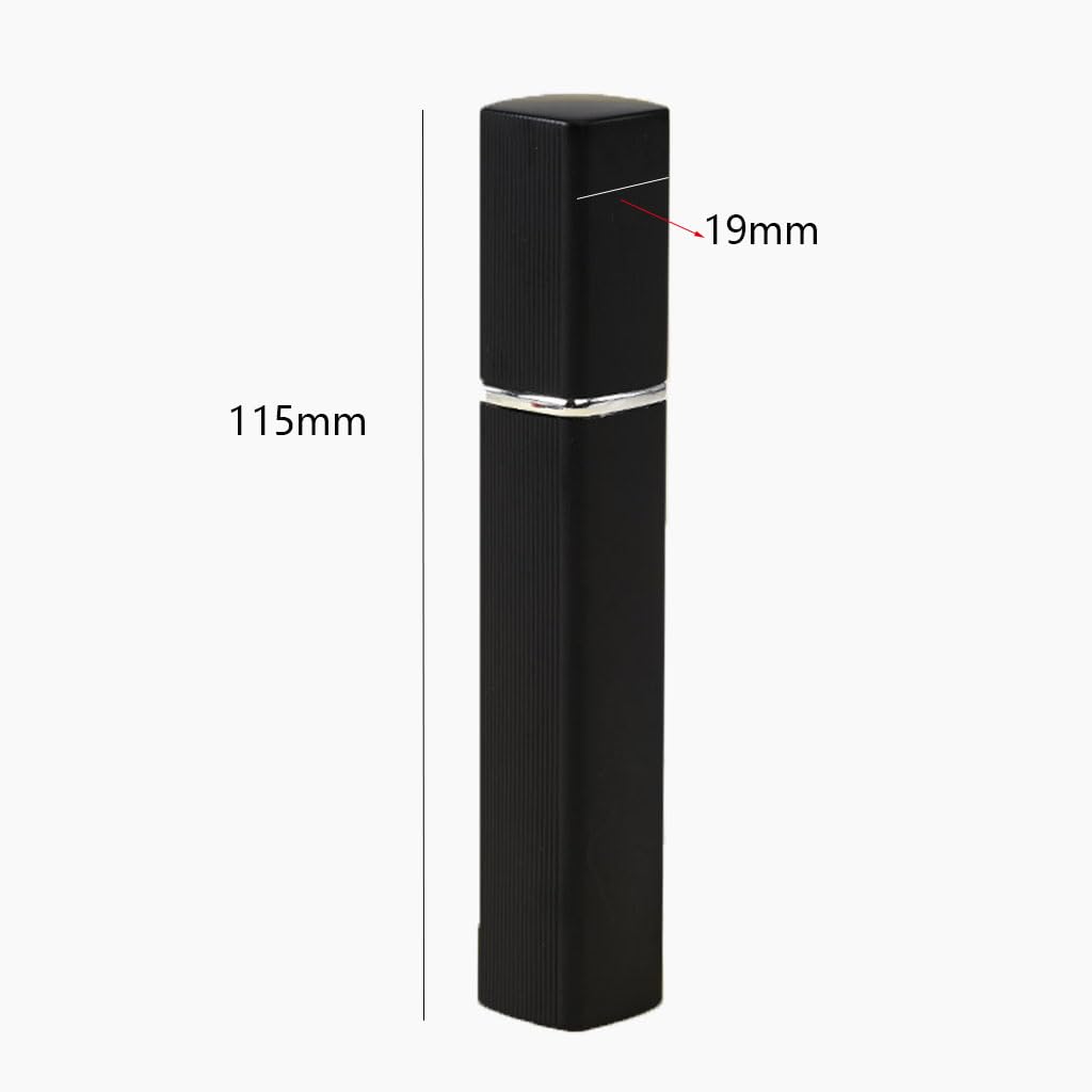 Zibuyu Travel Perfume Atomizer 12ml for Purse with Refillable Glass Spray and Metal Housing