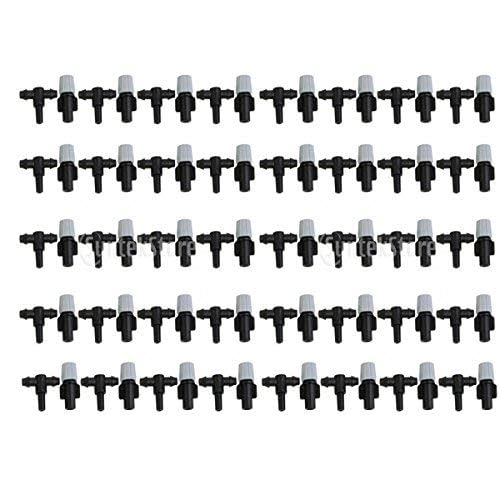 HASTHIP Sprinkler Heads Nozzle Set 40pcs for Garden Irrigation with Adjustable Misting | ABS Plastic 7.5-8.6L/H