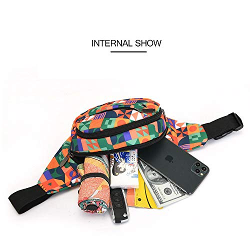 GUSTAVE Waist Bag for Travel and Hiking with 27.5–47 in Adjustable Strap | Waterproof Nylon Fanny Pack