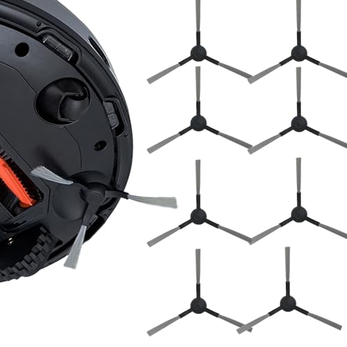 HASTHIP® 8Pcs Side Brushes Compatible with Mi Robot Vacuum-Mop P, Replenishment Kit for Mi Robot Vacuum Cleaner, Replacement Accessories Replacement Parts for Mi Mop P - Cleaning Tools