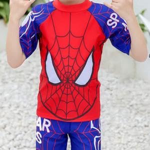 SNOWIE SOFT Swimming Costume for Boys with UPF 50+ Superhero Print | Polyester Spandex Set