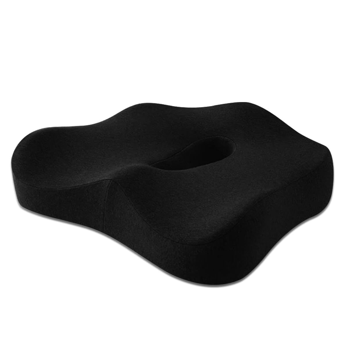 STHIRA Car Seat Cushion for Long-Distance Driving with Ergonomic Support and Anti-Slip Base 40x34x8cm | Breathable Memory Foam Comfort