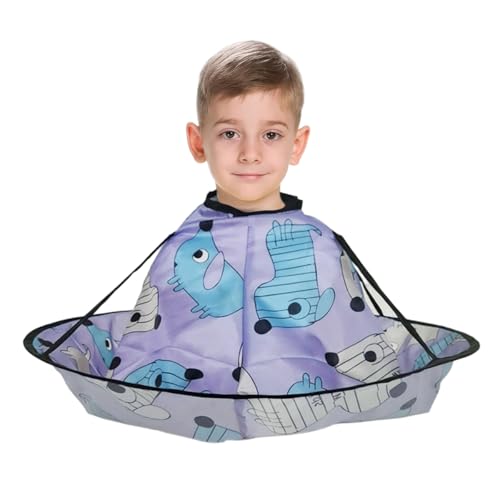 SNOWIE SOFT® Kids Haircut Cape Hair Cutting Cape,Barber Waterproof Foldable Umbrella