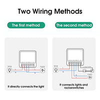 Zibuyu Mini 16A DIY Smart Light Switch Module with Timing Function for Alexa and Google Home Smart Speakers