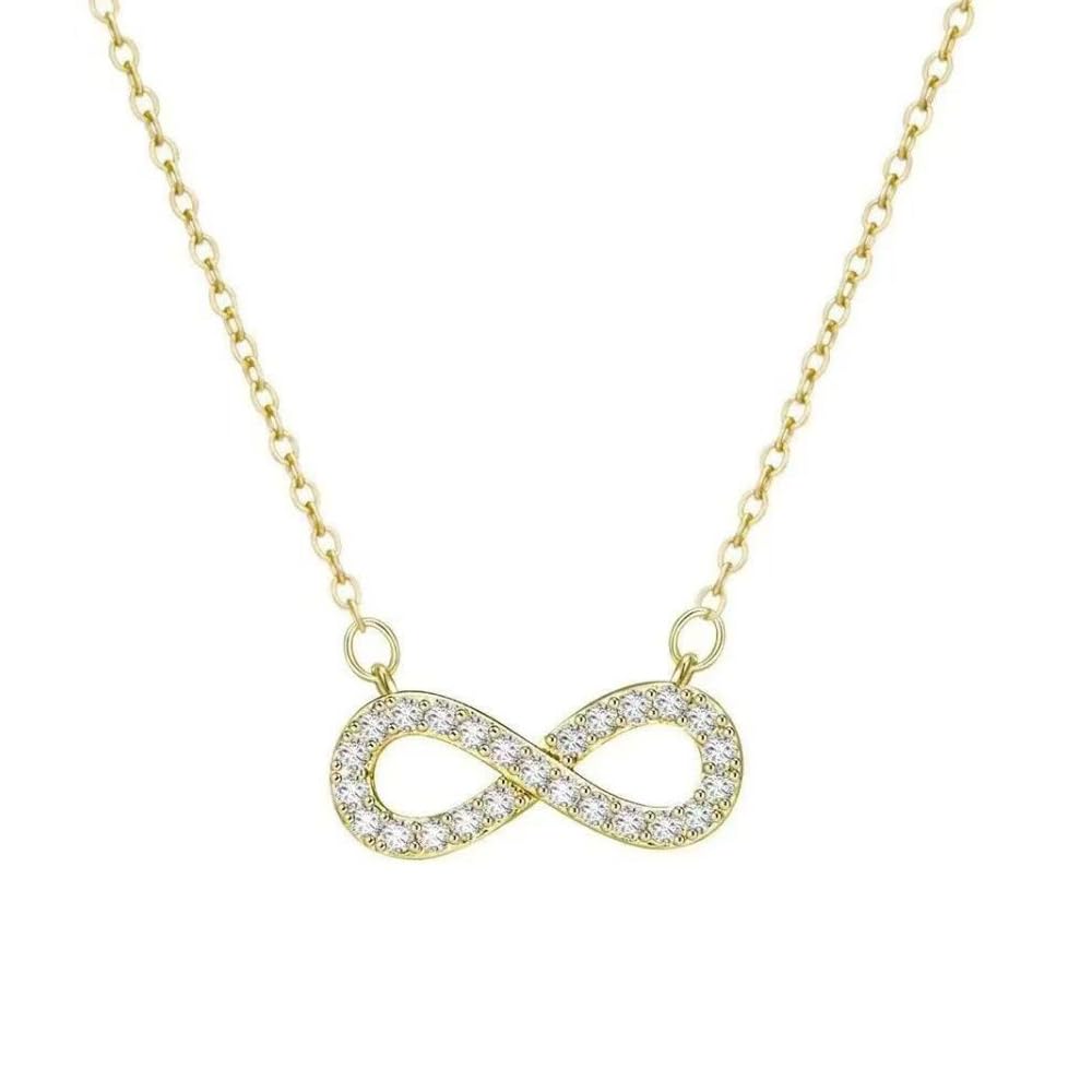 ZIBUYU® Infinity Necklace,Infinity Sign Necklace,You Are Always In Mine Infinity Necklace