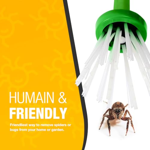 HASTHIP® Bug Trap Catcher Long Handle Easy Bugs Catcher Insects Catcher Tool for Spider, Cockroach, Mantis