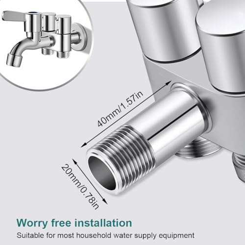HASTHIP® One in three out washing machine faucet three-way spray gun toile