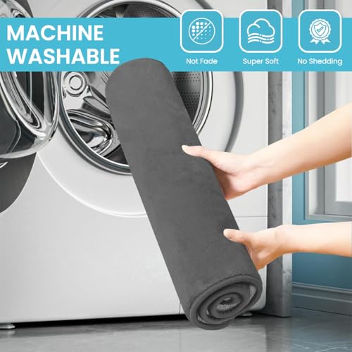 HASTHIP® 9PCS Bathroom Floor Mats Set Anti-Slip with 3 Sizes Memory Foam Bath Toilet Contour Absorbent Bathtub Kitchen Quick-Dry