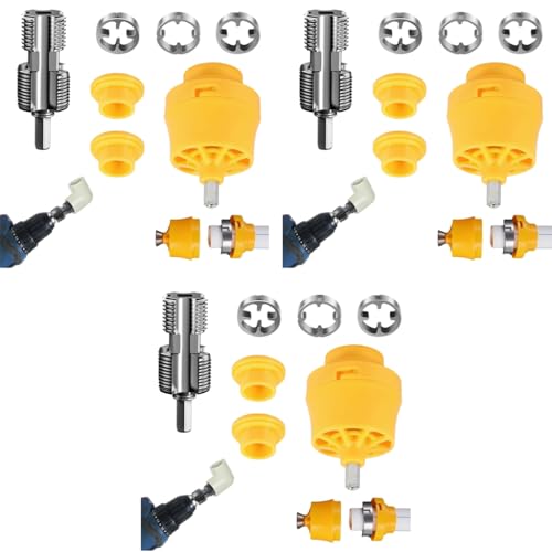 Serplex® Electric Drill Pipe Threader Tool Kit with 3 Dies (1/2