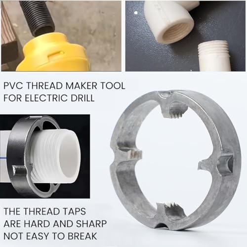 Serplex® Electric Drill Pipe Threader Tool Kit with 3 Dies (1/2