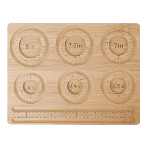HASTHIP® Bead Board for Jewelry Making, Bamboo Beading Board for Jewelry Bracelet Making, DIY Bracelet Bead Board