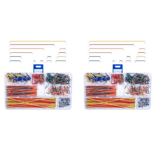 Serplex® Jumper Wires Kit 1120PCS with 14 Sizes Breadboard Assorted Color Accessories for Components Connections