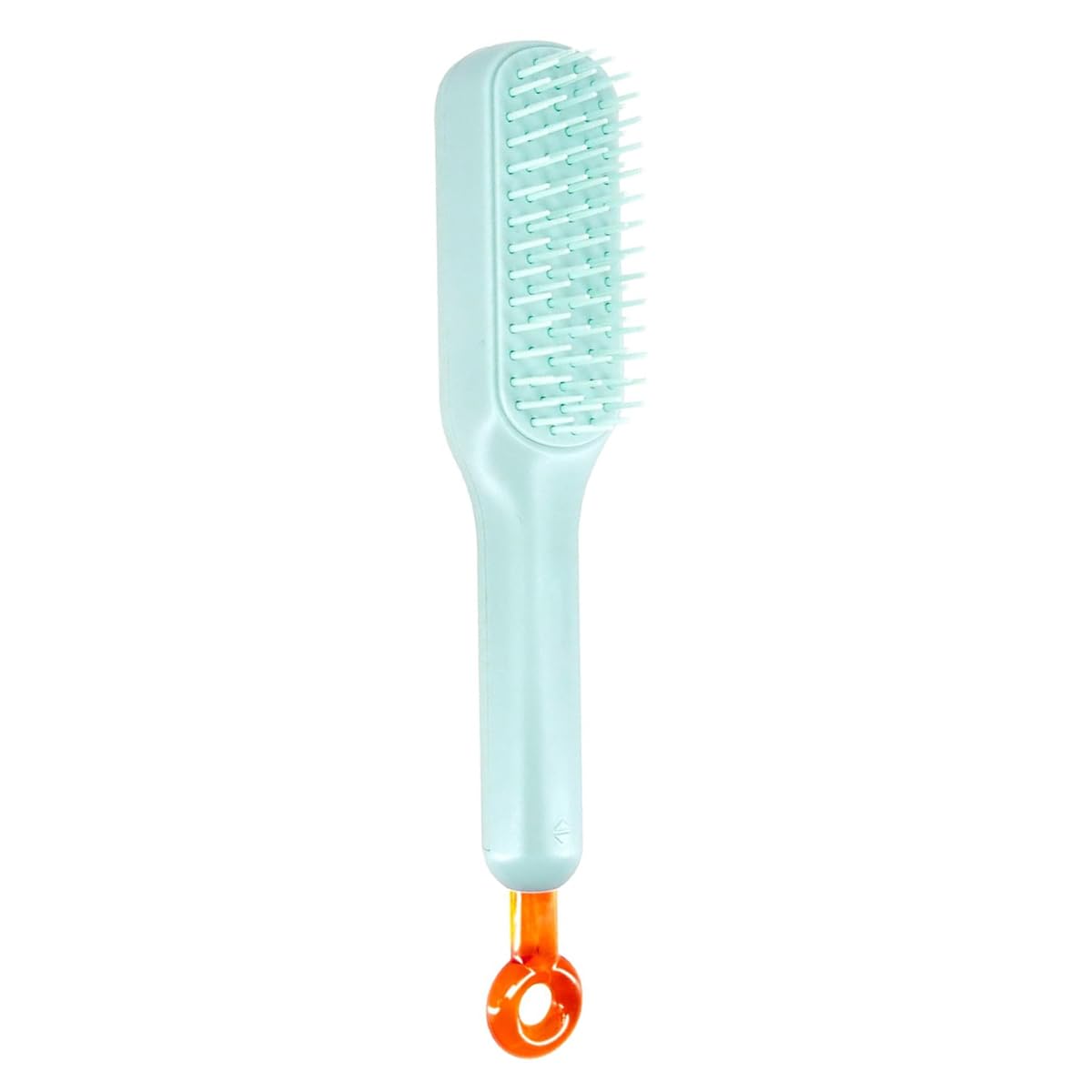 MAYCREATE® Self Cleaning Hair Brush for Women Travel Hair Comb Detangling Air Cushion Bristle Massage Brush Anti-static Hair Comb - One-Push Clean Up Hair Loss