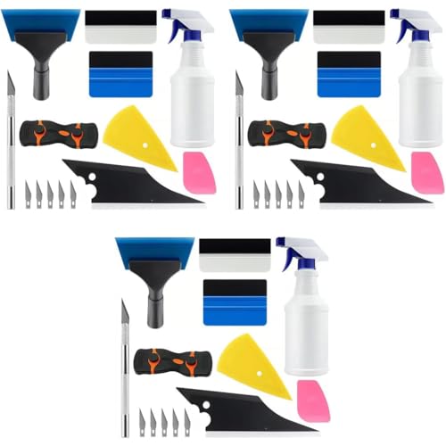 Serplex® 42PCS Car Window Tint Application Tool Kit Film Paint Protective Auto Vinyl Wrap Installation Squeegee Utility Cutter Set for Vinyl