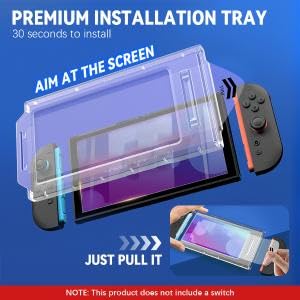 ZORBES Tempered Glass Screen Protector for Nintendo Switch 2 with 7.9 in Coverage | 3 Pack Bubble Free and Scratch Resistant Guard