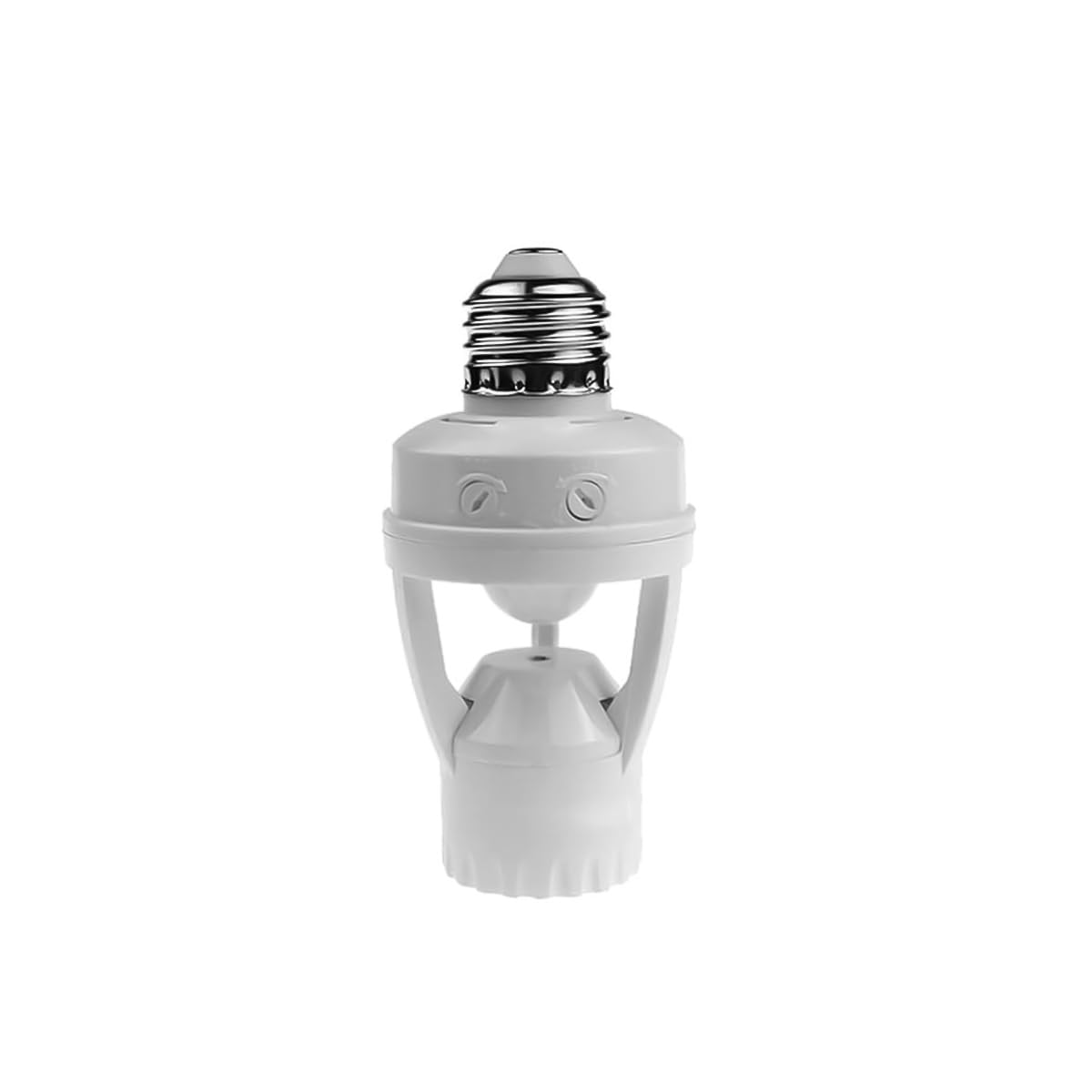 Serplex Motion Sensor Light Socket for E26 E27 Bulbs with 6 m 360° Detection Range | Auto On Off Energy Saving