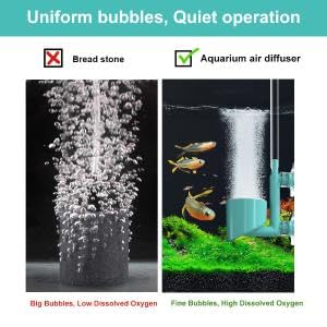 Qpets Air Stone for Small Aquarium with Nano Ceramic Fine Bubbles and 2.47 cm Size | PP Body