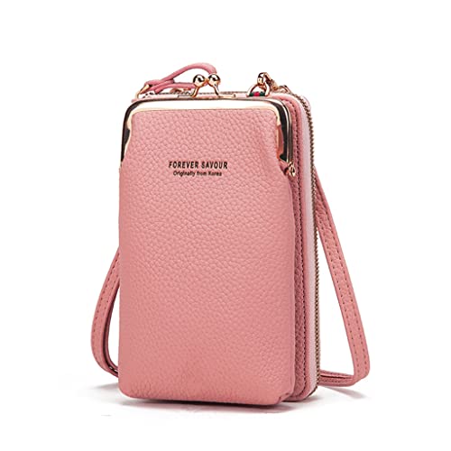 PALAY® Sling Bags for Women Stylish Phone Pouch with Back Touch Screen Cell Phone Bag PU Leather Crossbody Bags Women Purse Wallet