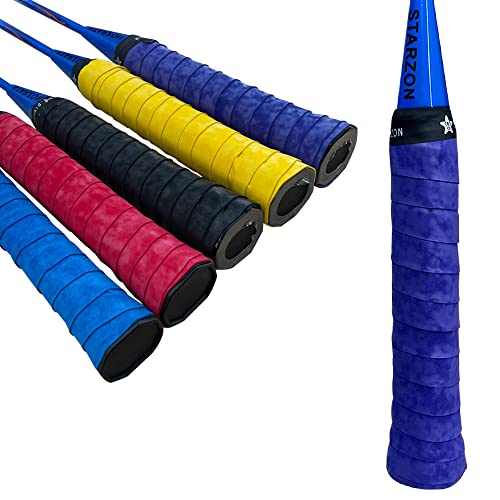 Proberos Racket Grip Anti Slip VelvetTennis OverGrip Badminton Mix Color Pack of 7