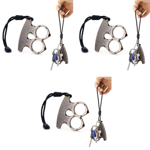 Optifit® Keychain Gadget with Lanyard for Men Women Outdoor Lovers X 3